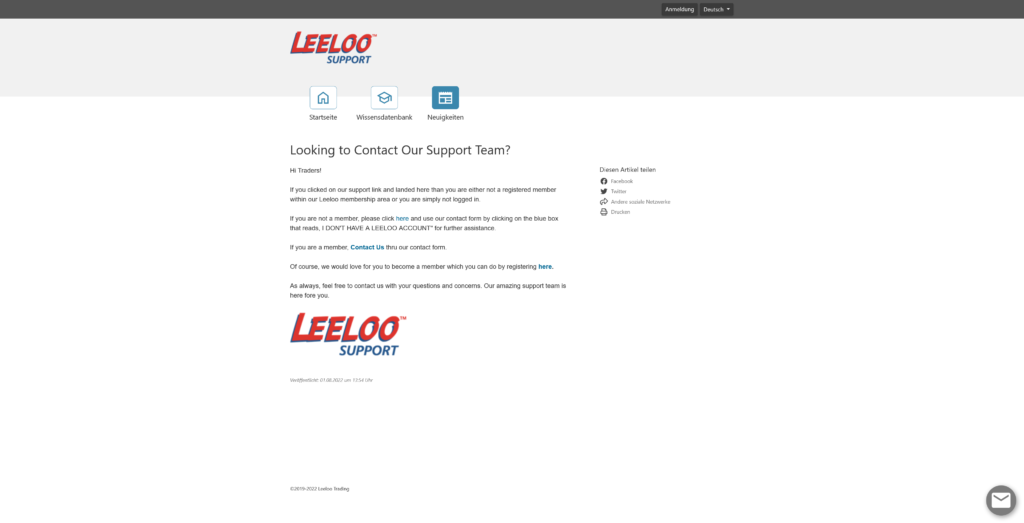 Leeloo Trading Support