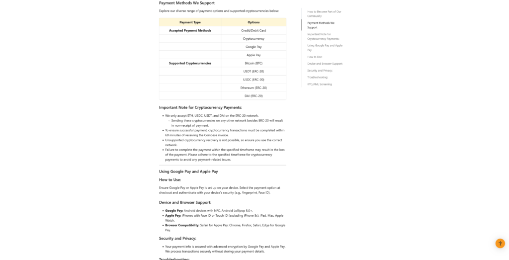 Payment Methods at The Funded Trader